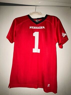 Russell Athletic Red Jersey with Black Trim